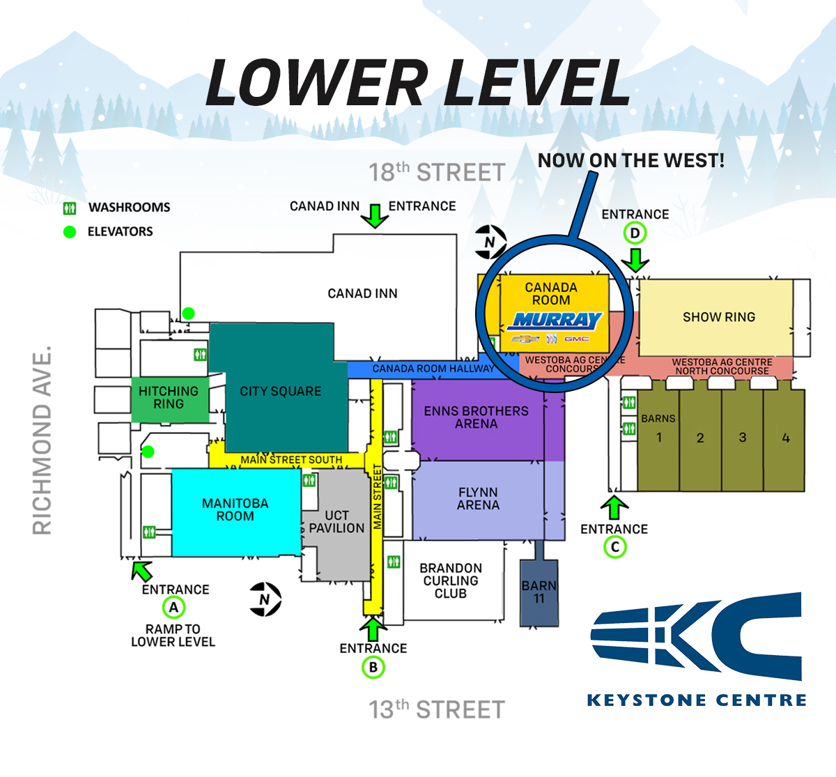 Map of Murray Auto Centre Indoor Sale at Keystone Centre